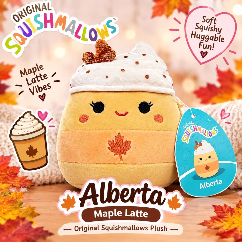 Original Squishmallows Alberta Maple Latte 5